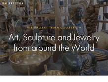 Tablet Screenshot of gallerytesla.com